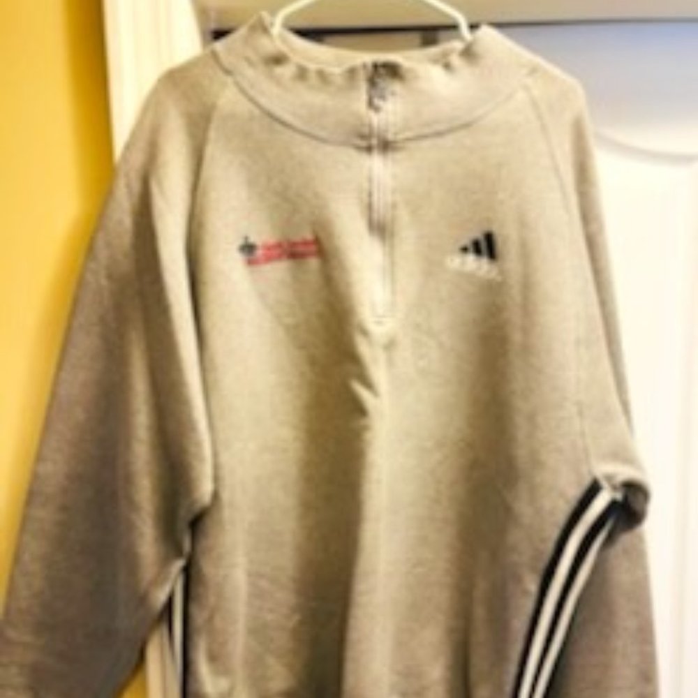 Foot Locker Cross Country Championships Adidas Men's LG Grey Pullover Sweatshirt